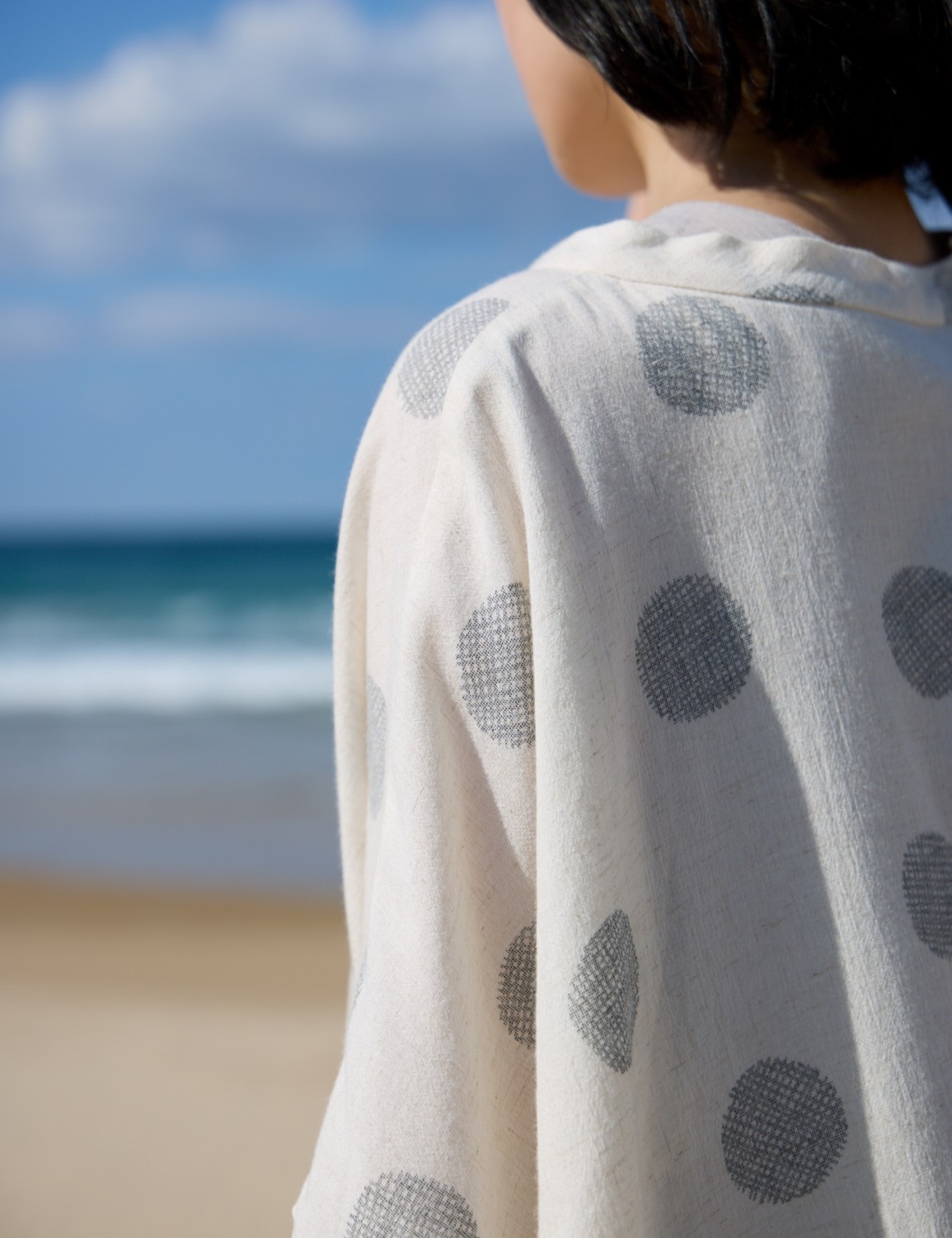 マンガン絣水影柄の光景5