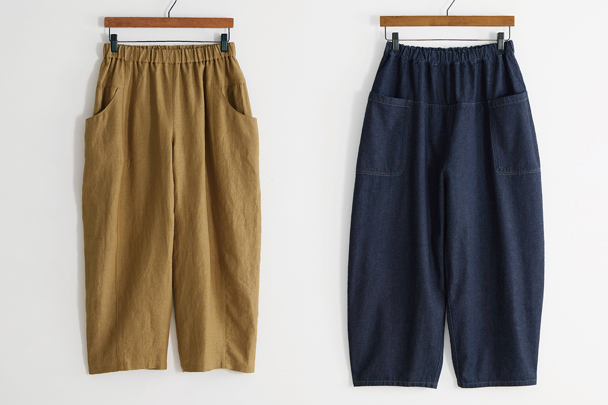 新しい季節へ軽やかな一歩「群言堂のボトムス」