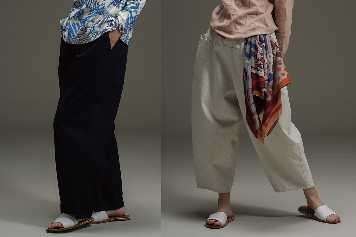 新しい季節へ軽やかな一歩「群言堂のボトムス」