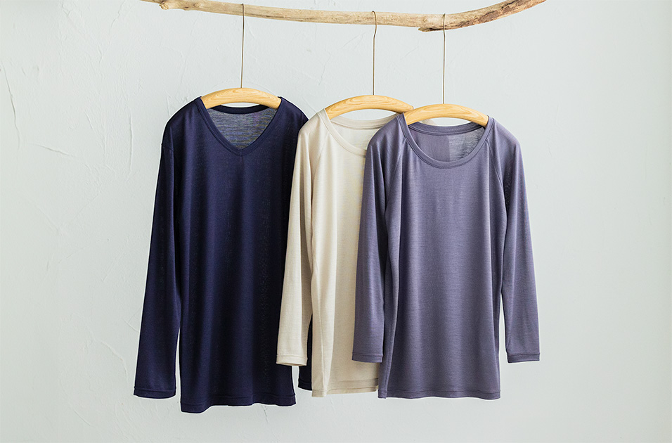 まるで“着るエアコン”。暖かいのに蒸れにくい、メリノウールインナーができました。