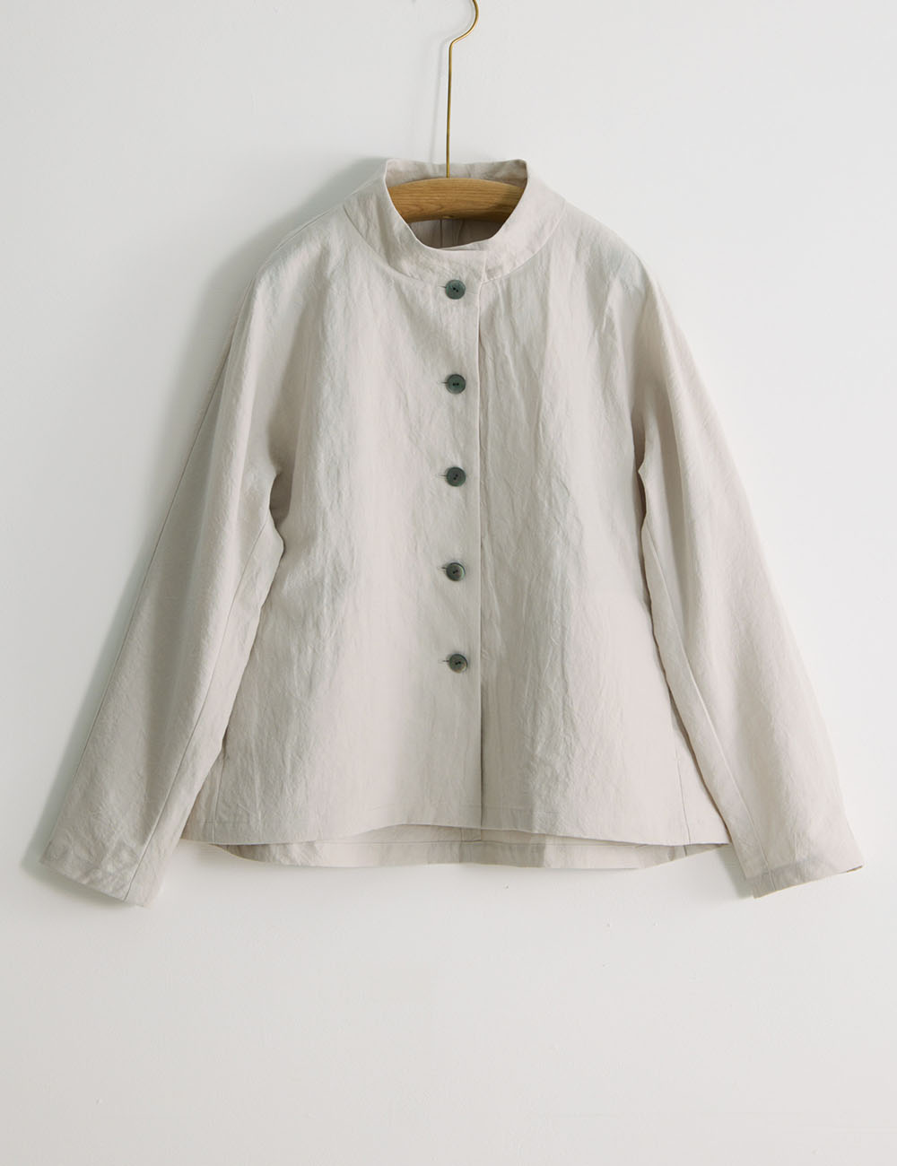 花群れジャガード　ジャケット大花独活（おおはなうど）