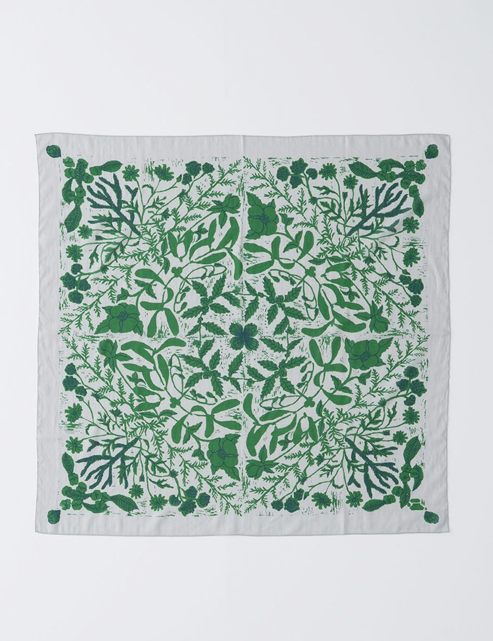 コットンスカーフ　花遊び柄