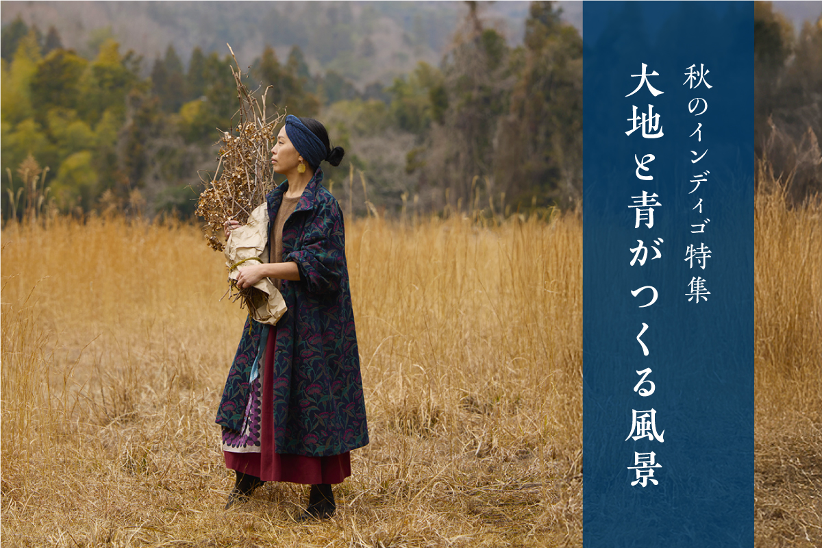 大地と青がつくる風景｜秋のインディゴ特集