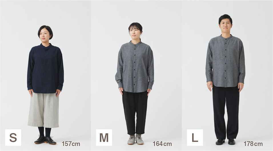 ブレない定番シンプルシャツ