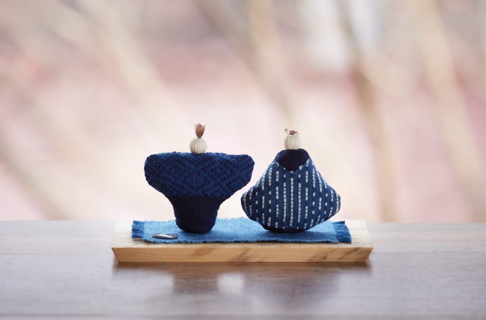 藍のおひなさま