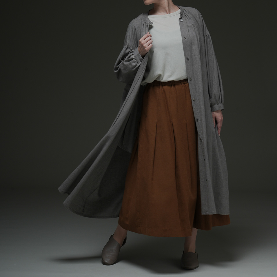 オーガニックコットンビエラOP紫金草