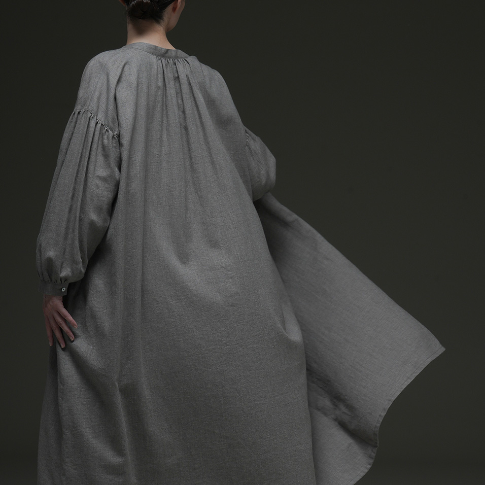 オーガニックコットンビエラOP紫金草