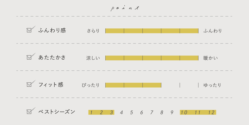 接結カットソー/ドットジャガード