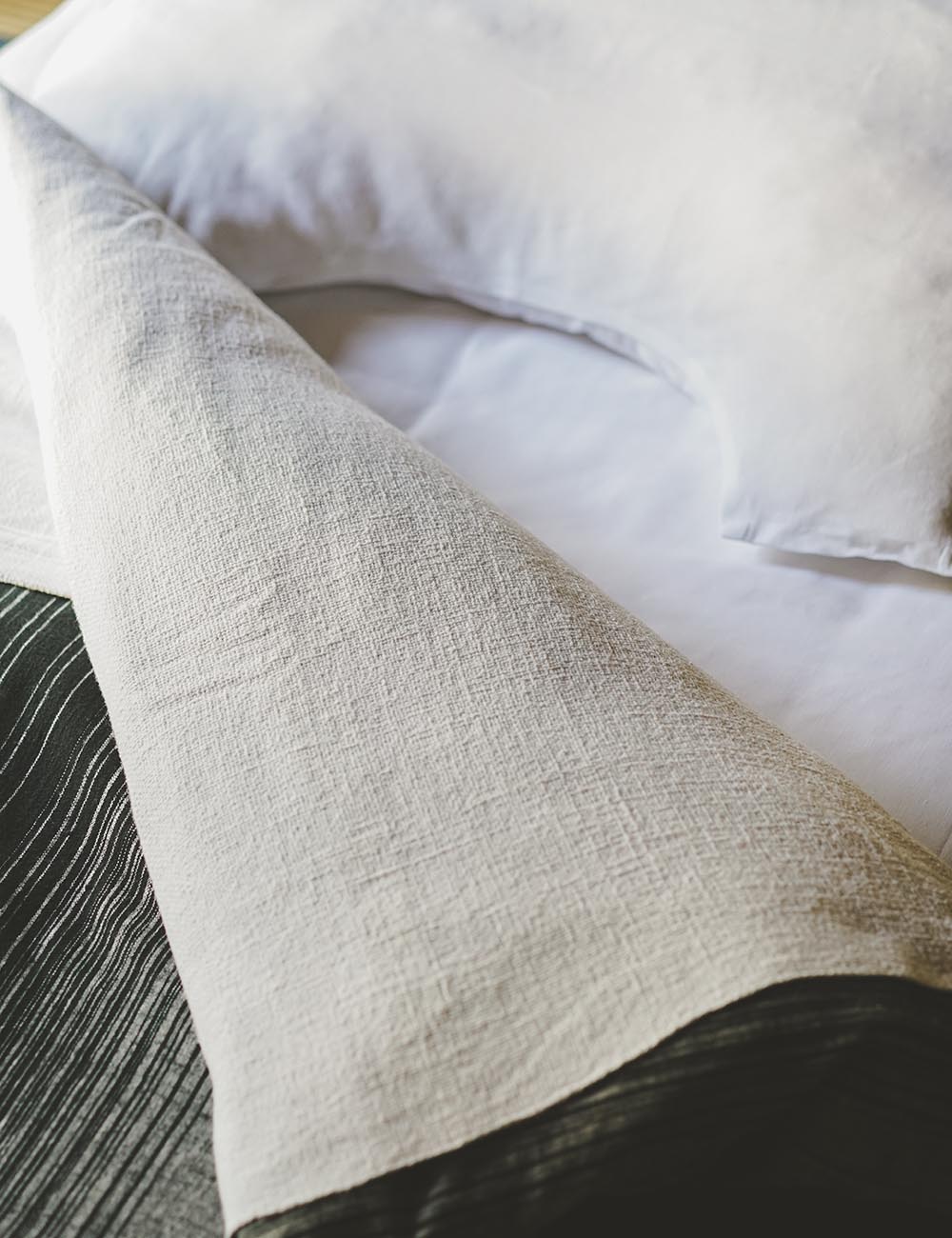 和紡シーツ｜益久染織研究所