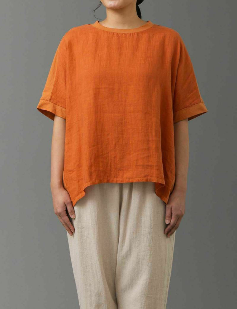 40リネン　プルオーバー真菰（まこも）