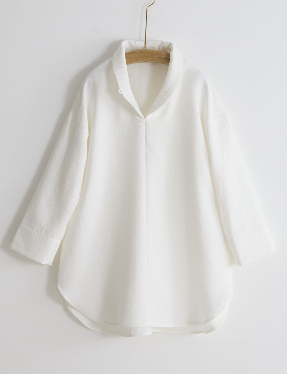 刺子風通織　プルオーバー白釣舟　（しろつりふね）