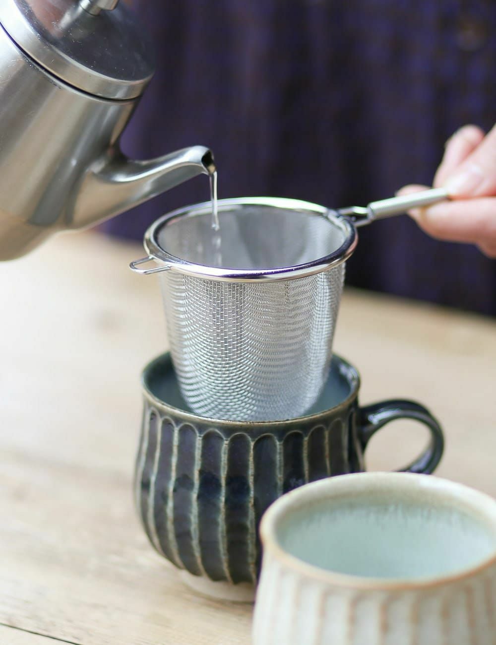 ラセン深型二重茶こし｜工房アイザワ | 石見銀山 群言堂オンラインストア