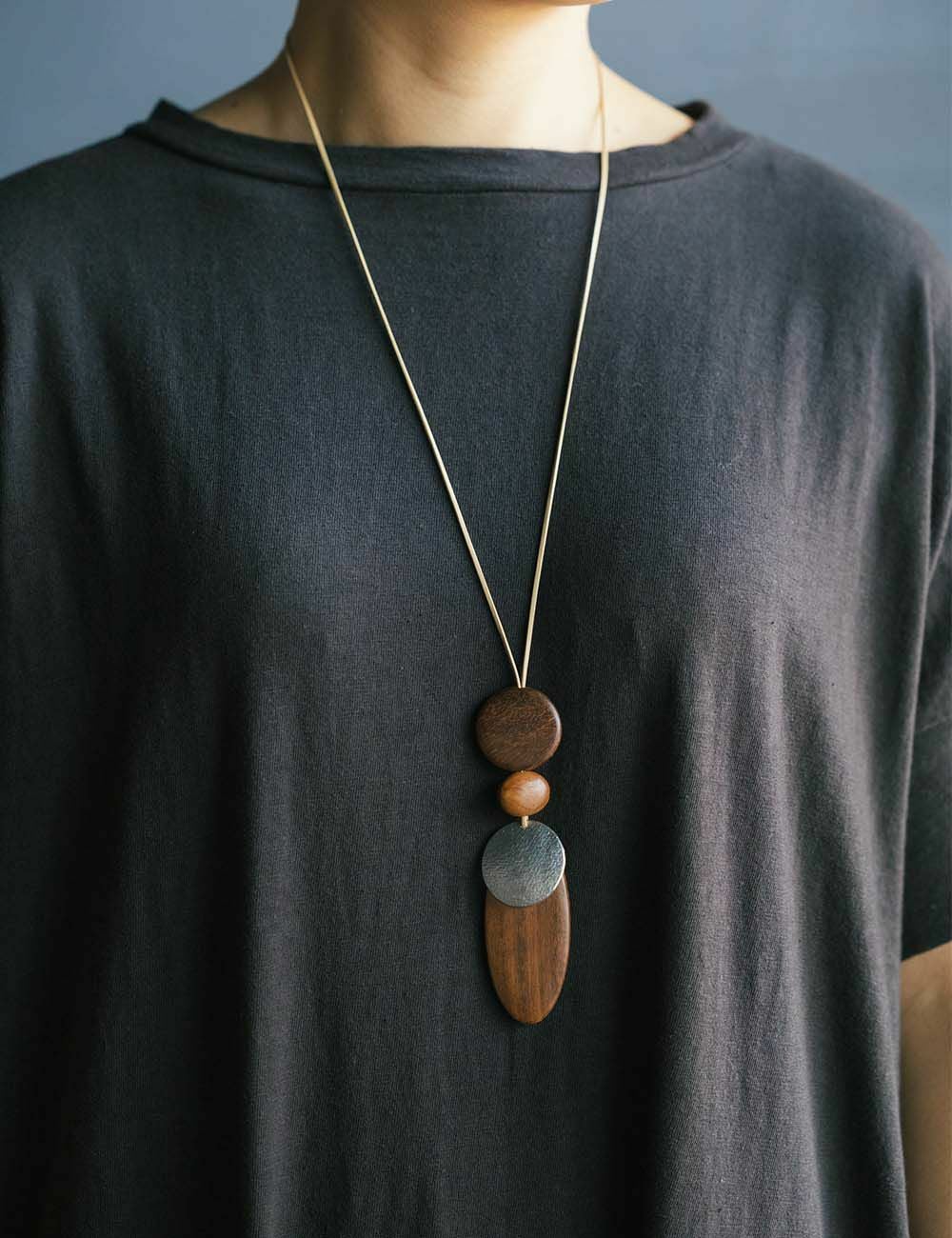 TIN woodネックレス｜Bijoux Kei | 石見銀山 群言堂オンラインストア