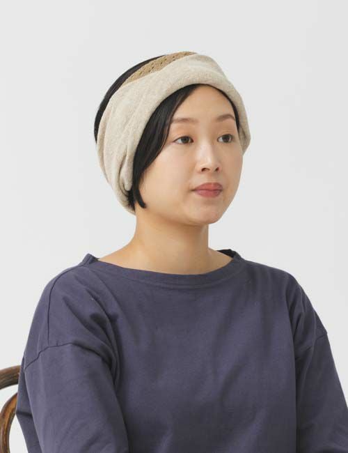 バイカラーターバン