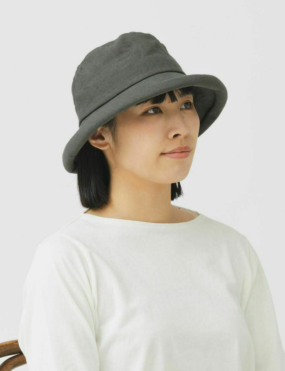 リネンキャンバスハット | 石見銀山 群言堂オンラインストア