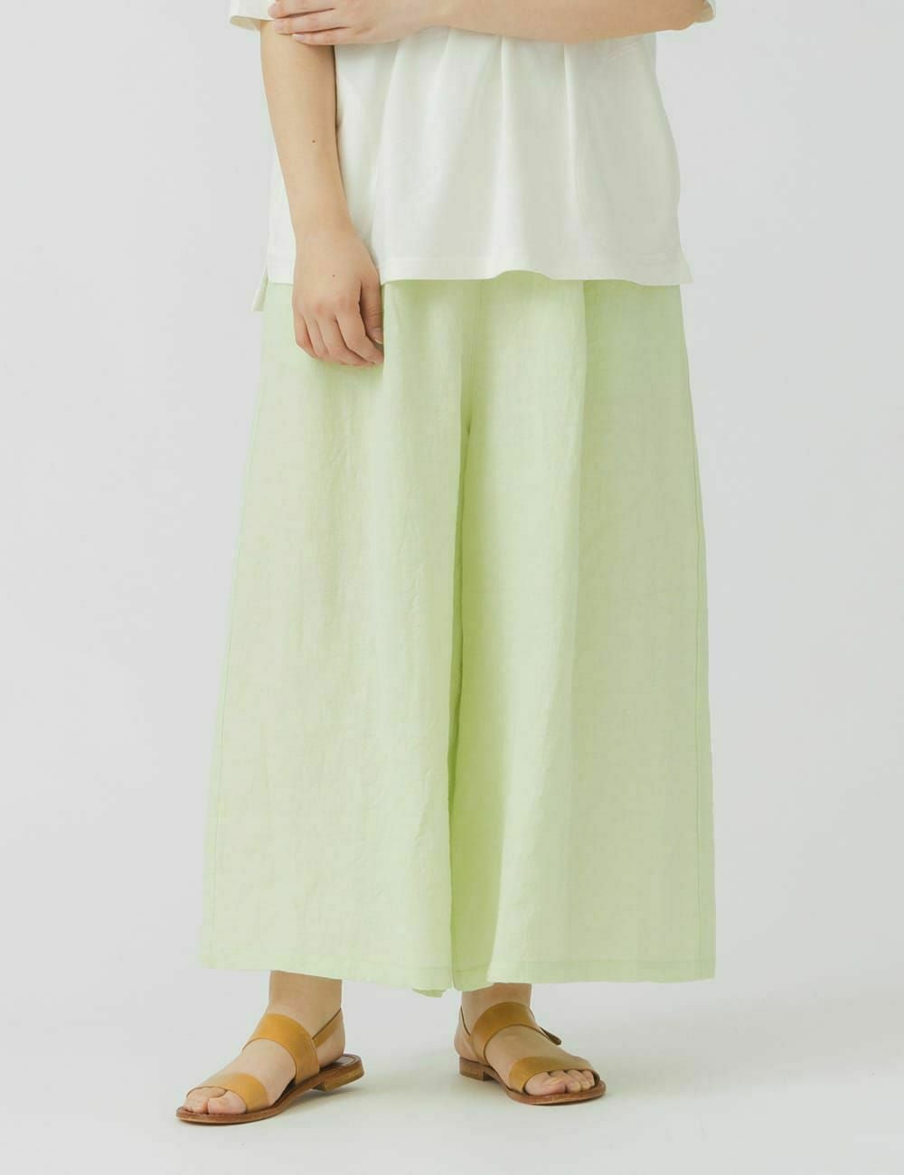 リネンワッシャーワイドパンツ | 石見銀山 群言堂オンラインストア