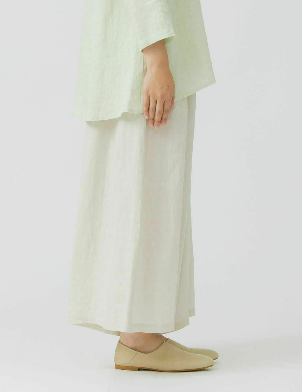 リネンワッシャーワイドパンツ | 石見銀山 群言堂オンラインストア