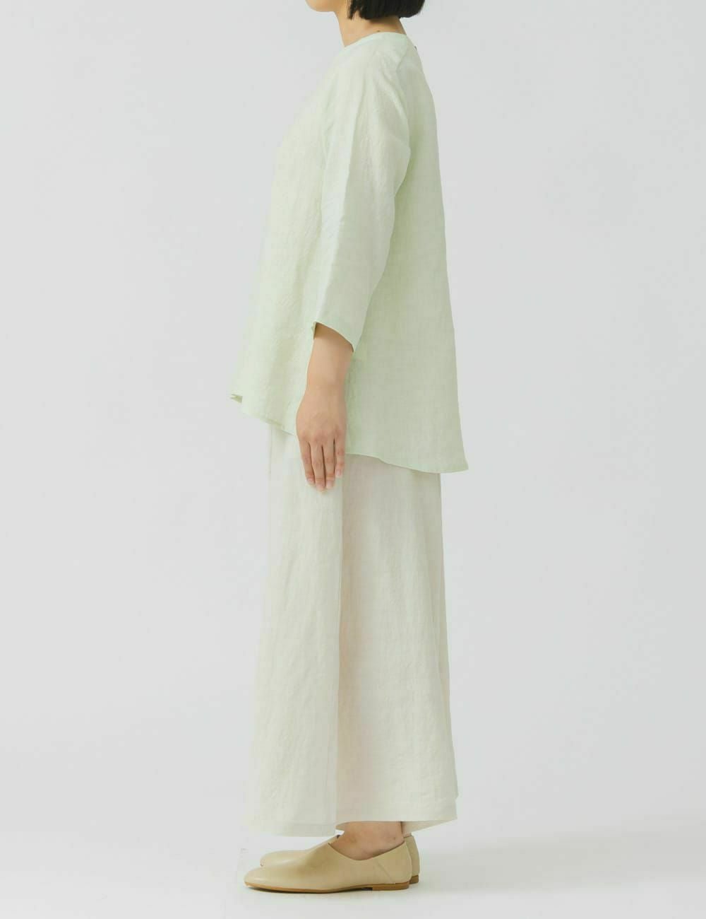 リネンワッシャーワイドパンツ | 石見銀山 群言堂オンラインストア