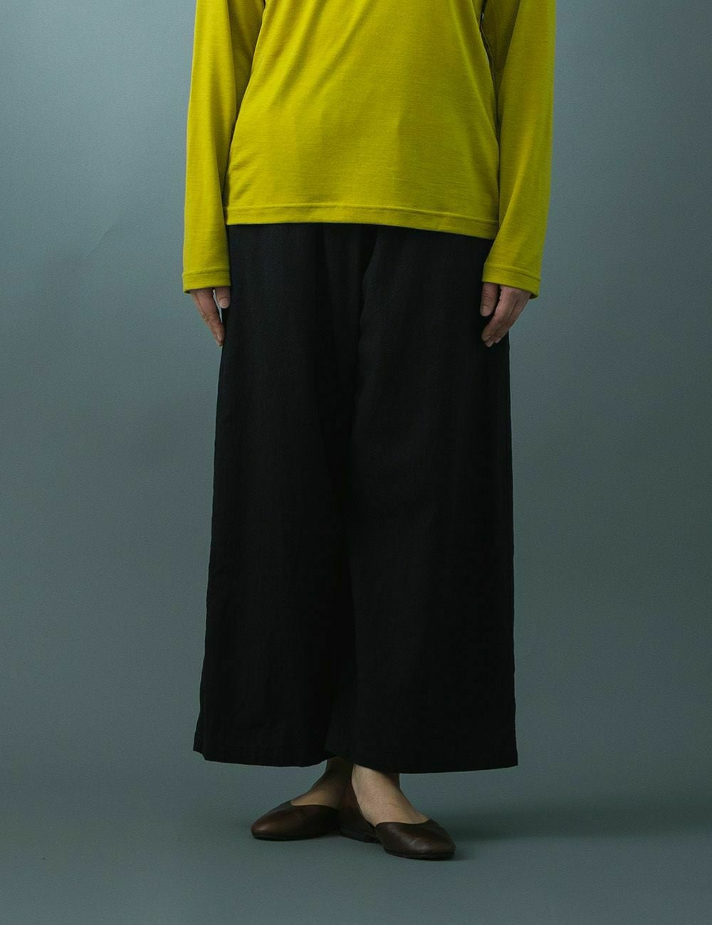 綿麻ソフトカルゼパンツ山蕗（やまぶき） | 石見銀山 群言堂オンライン