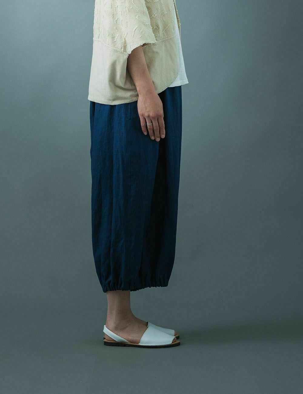 リネンキャンバスパンツ林檎（りんご） | 石見銀山 群言堂オンラインストア