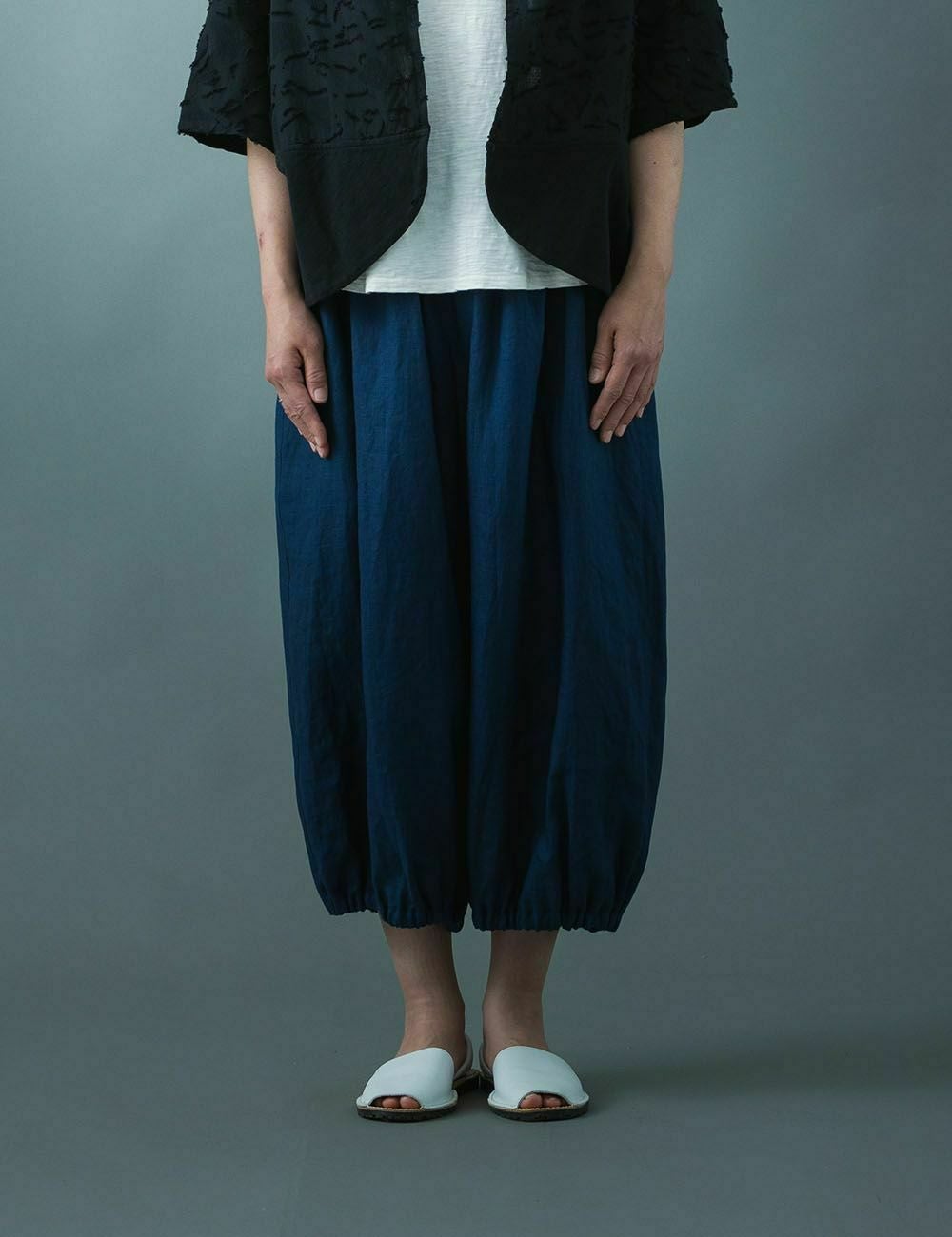 リネンキャンバスパンツ林檎（りんご） | 石見銀山 群言堂オンラインストア