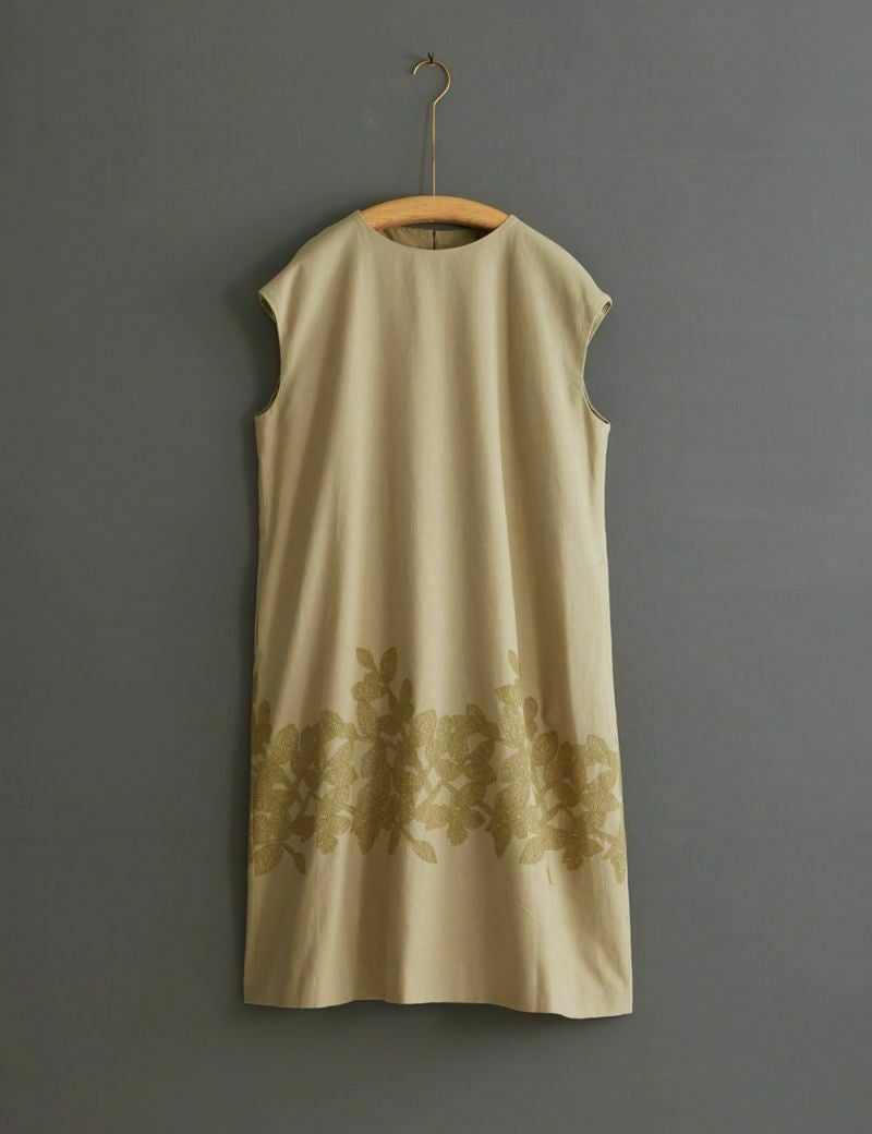 木陰の鳥刺繍ワンピース小菫（こすみれ） | 石見銀山 群言堂オンライン