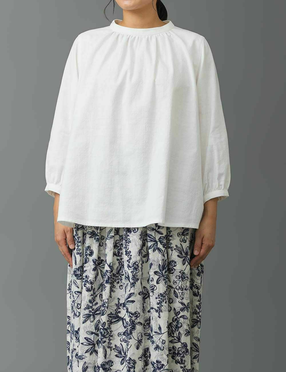 逆スラブ度詰　プルオーバー白詰草（しろつめくさ）