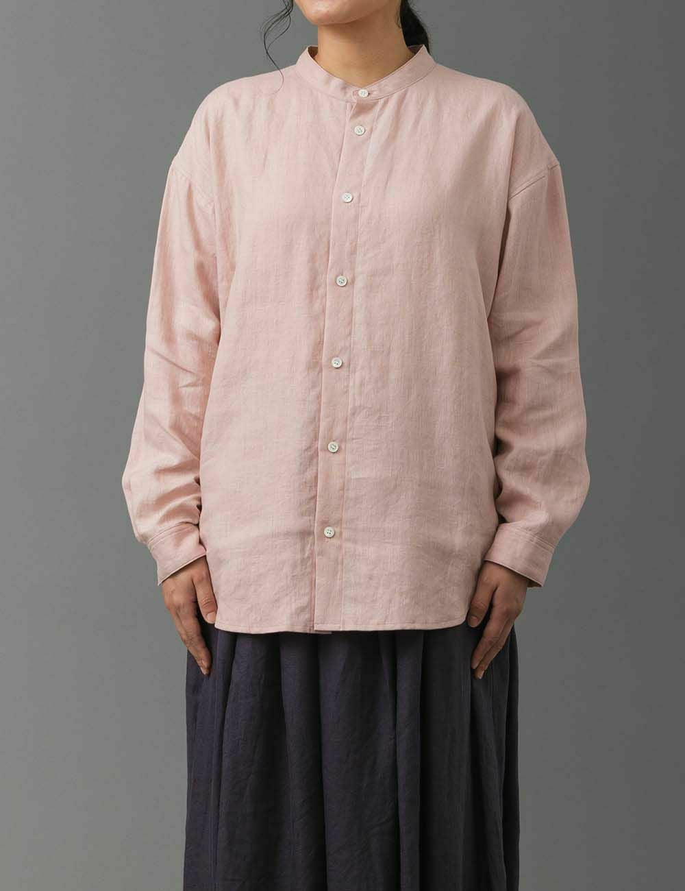 リネン　ブラウス山桑（やまくわ）