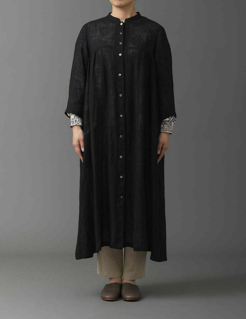 麻ガーゼ　ワンピース草真麻（くさまお）