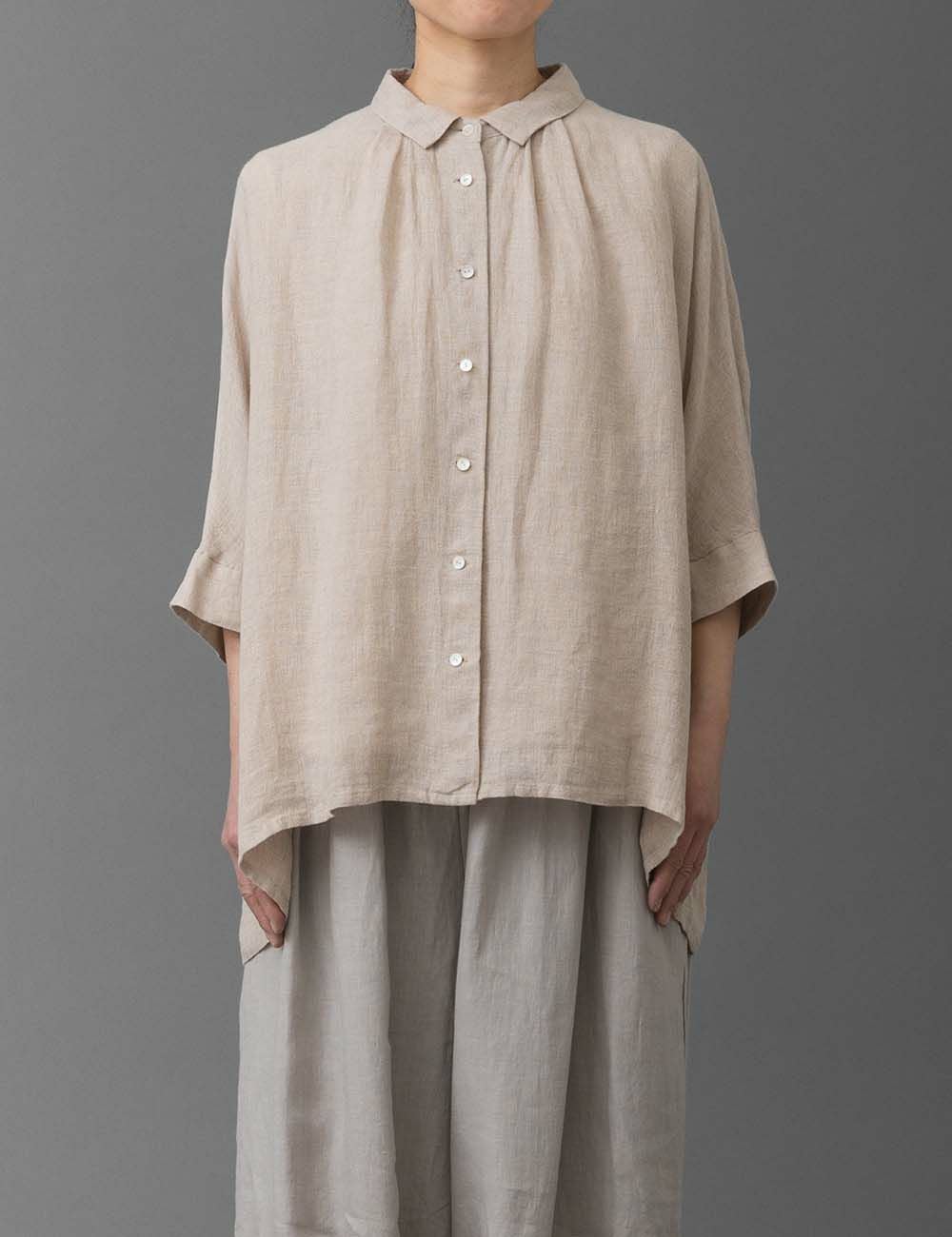 麻ガーゼブラウス日日草（にちにちそう） | 石見銀山 群言堂オンライン