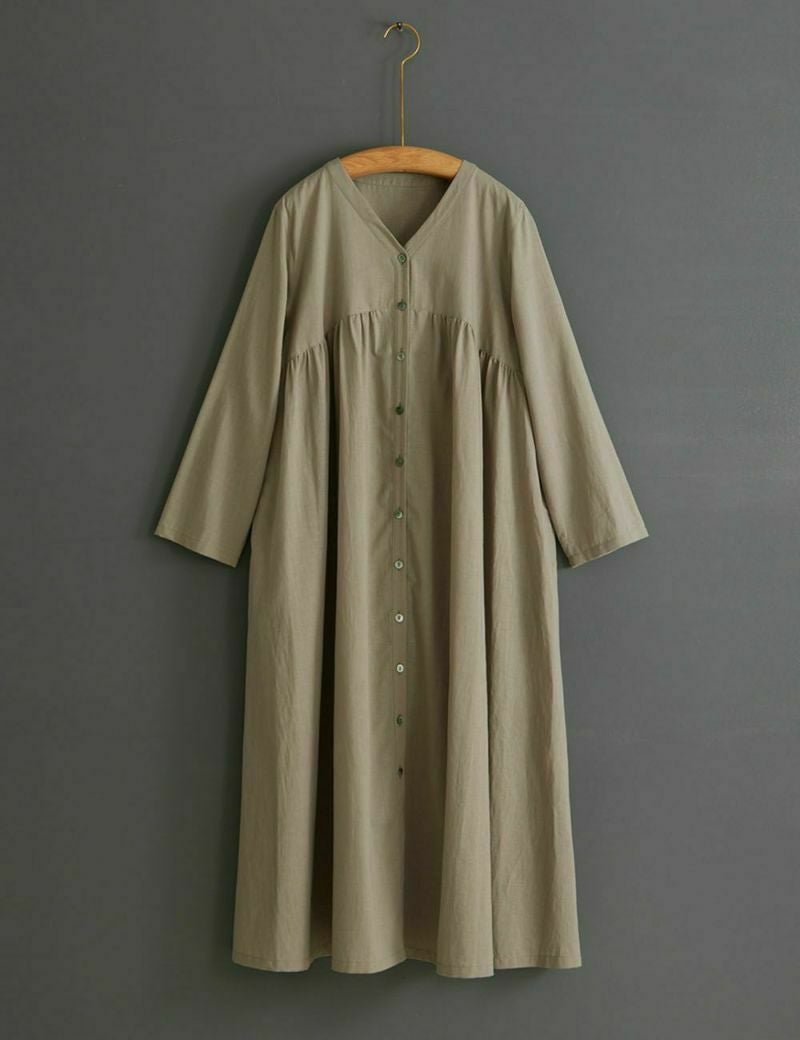 綿麻ボイルローンワンピース比翼草（ひよくそう） | 石見銀山 群言堂