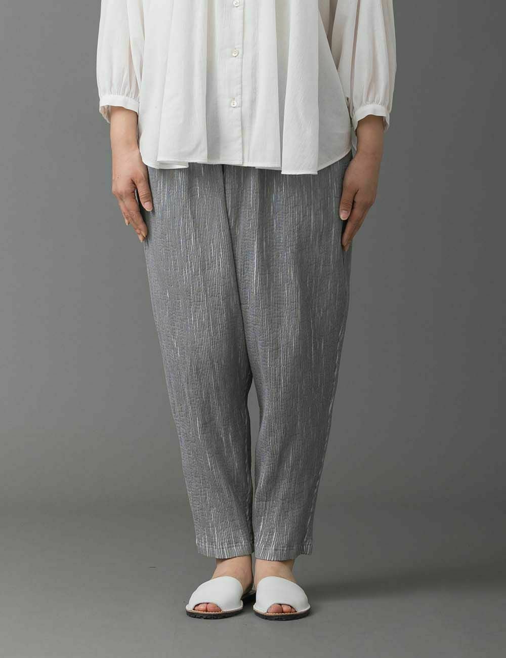 楊柳プリントパンツ竹の子（たけのこ） | 石見銀山 群言堂オンラインストア