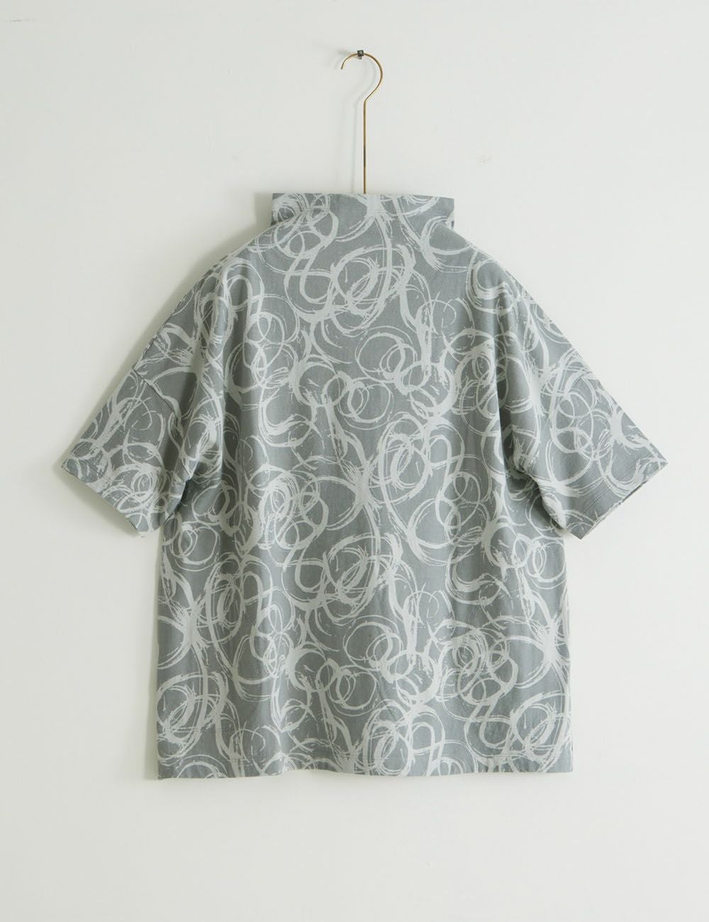 綿SZ天竺浜風柄プルオーバー三又（みつまた）