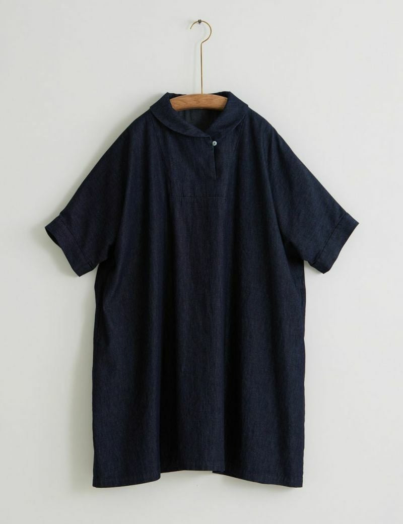 ムラ糸ライトデニムチュニック野葡萄（のぶどう） | 石見銀山 群言堂