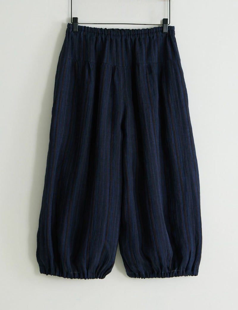 もみほぐし麻縞パンツ姫白菅（ひめしらすげ）