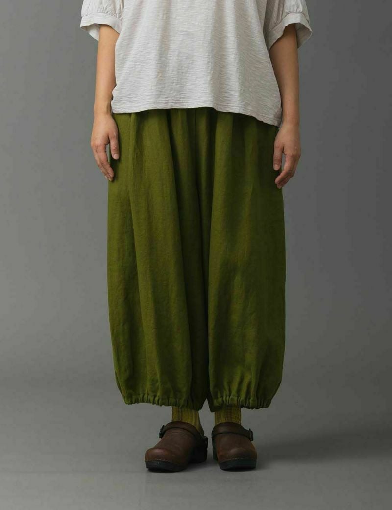 リネンキャンバスパンツ林檎（りんご） | 石見銀山 群言堂オンラインストア