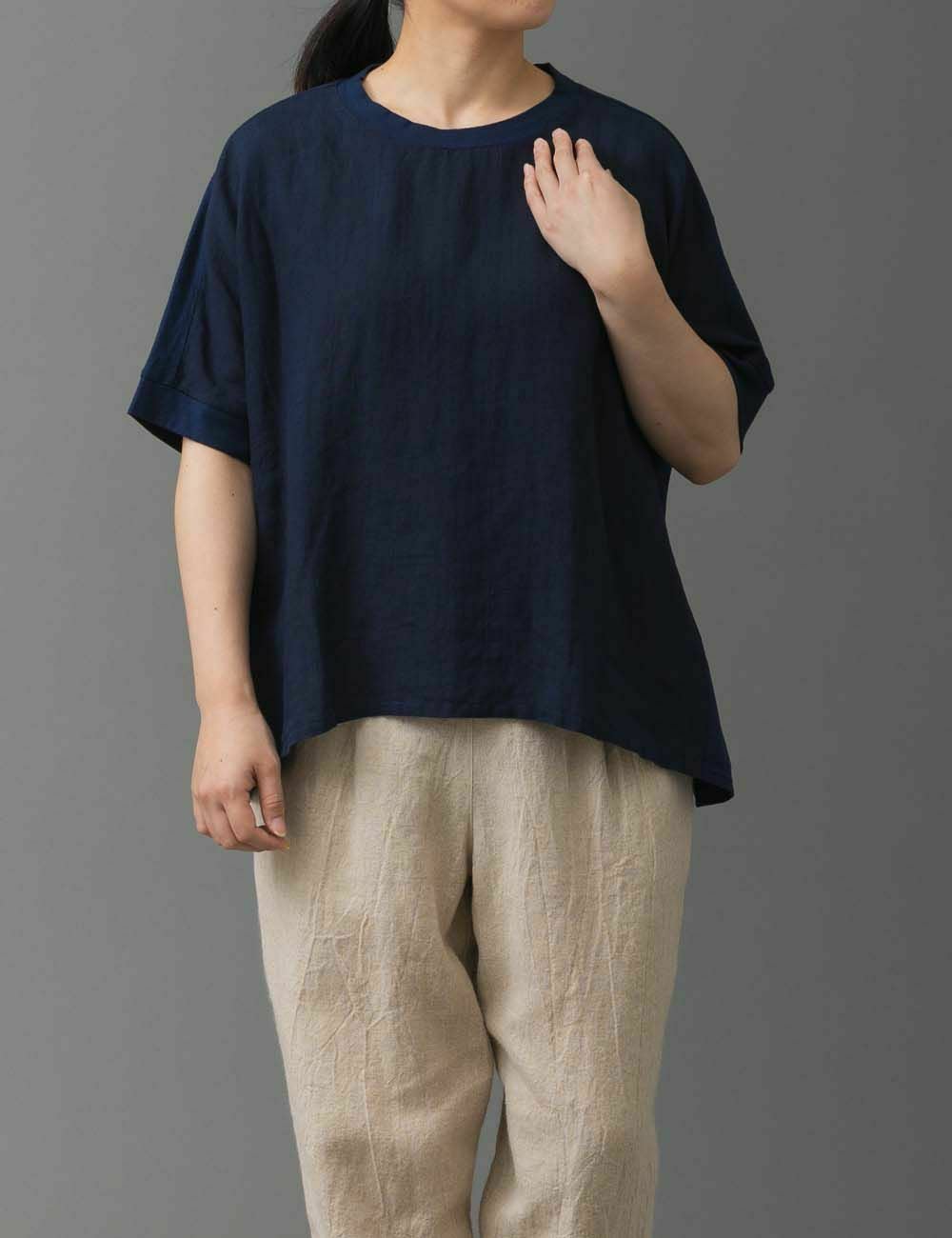 40リネンプルオーバー真菰（まこも） | 石見銀山 群言堂オンラインストア