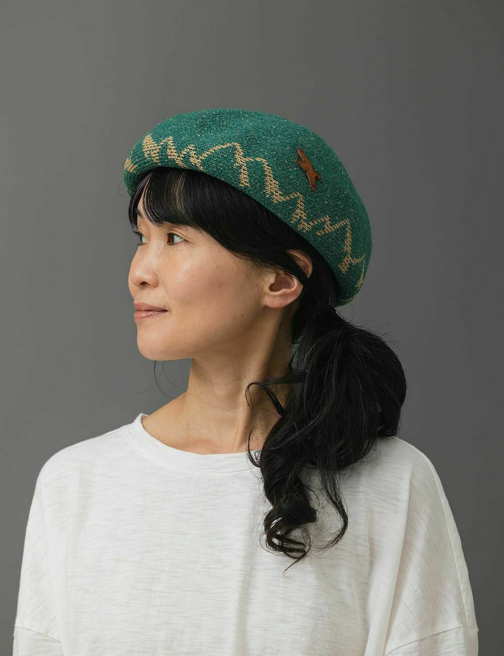 山と鳥のベレー｜tuduri | 石見銀山 群言堂オンラインストア
