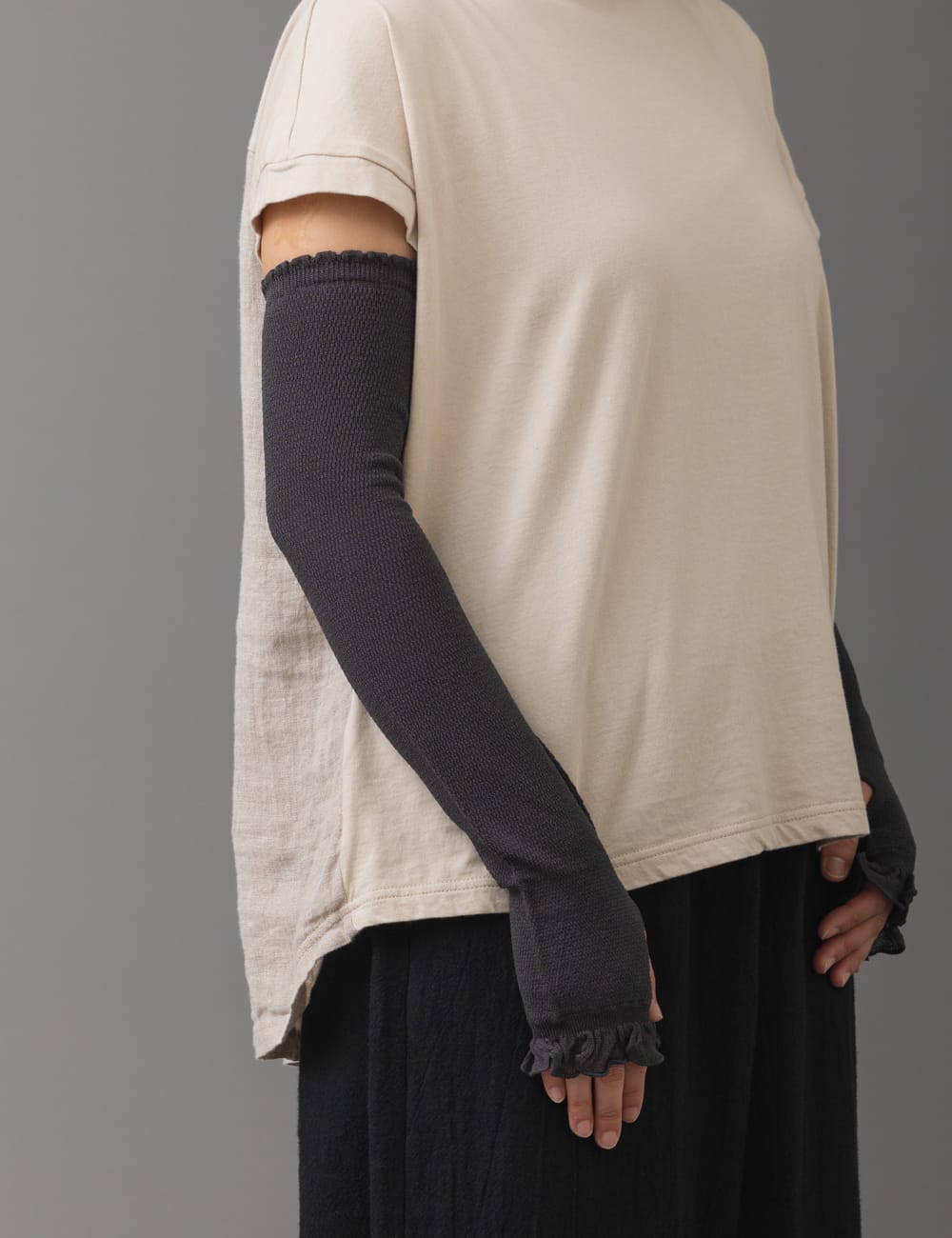 ささ和紙アームカバー〈ロング〉 | 石見銀山 群言堂オンラインストア