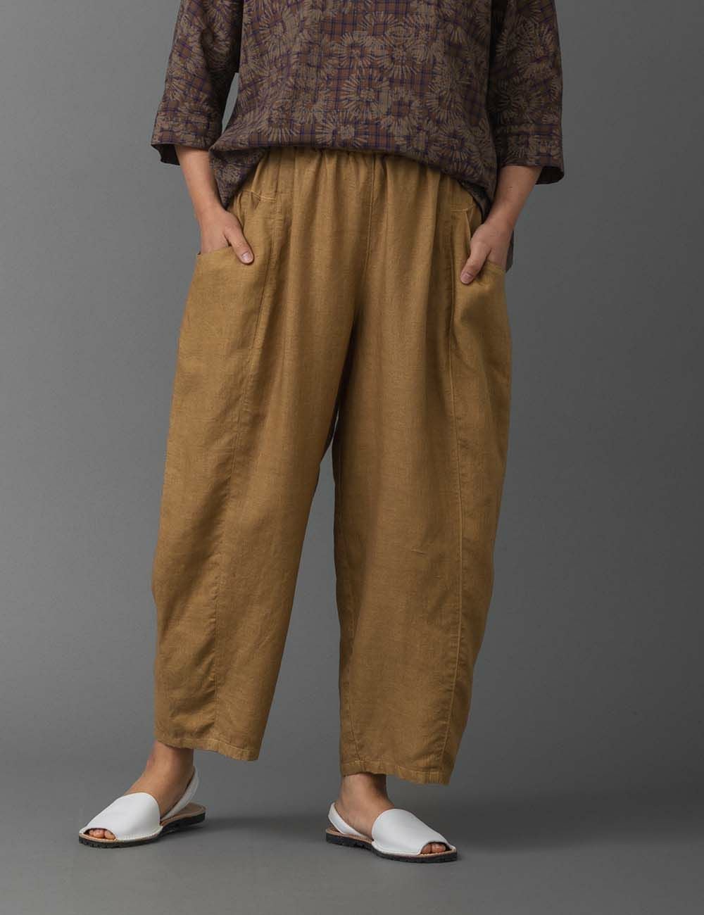 リネンパンツ豆梨（まめなし） | 石見銀山 群言堂オンラインストア