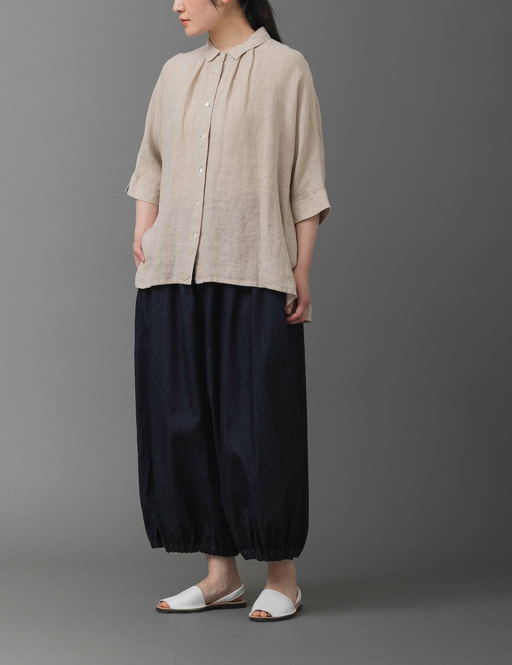 8オンスカツラギデニムパンツ林檎（りんご） | 石見銀山 群言堂