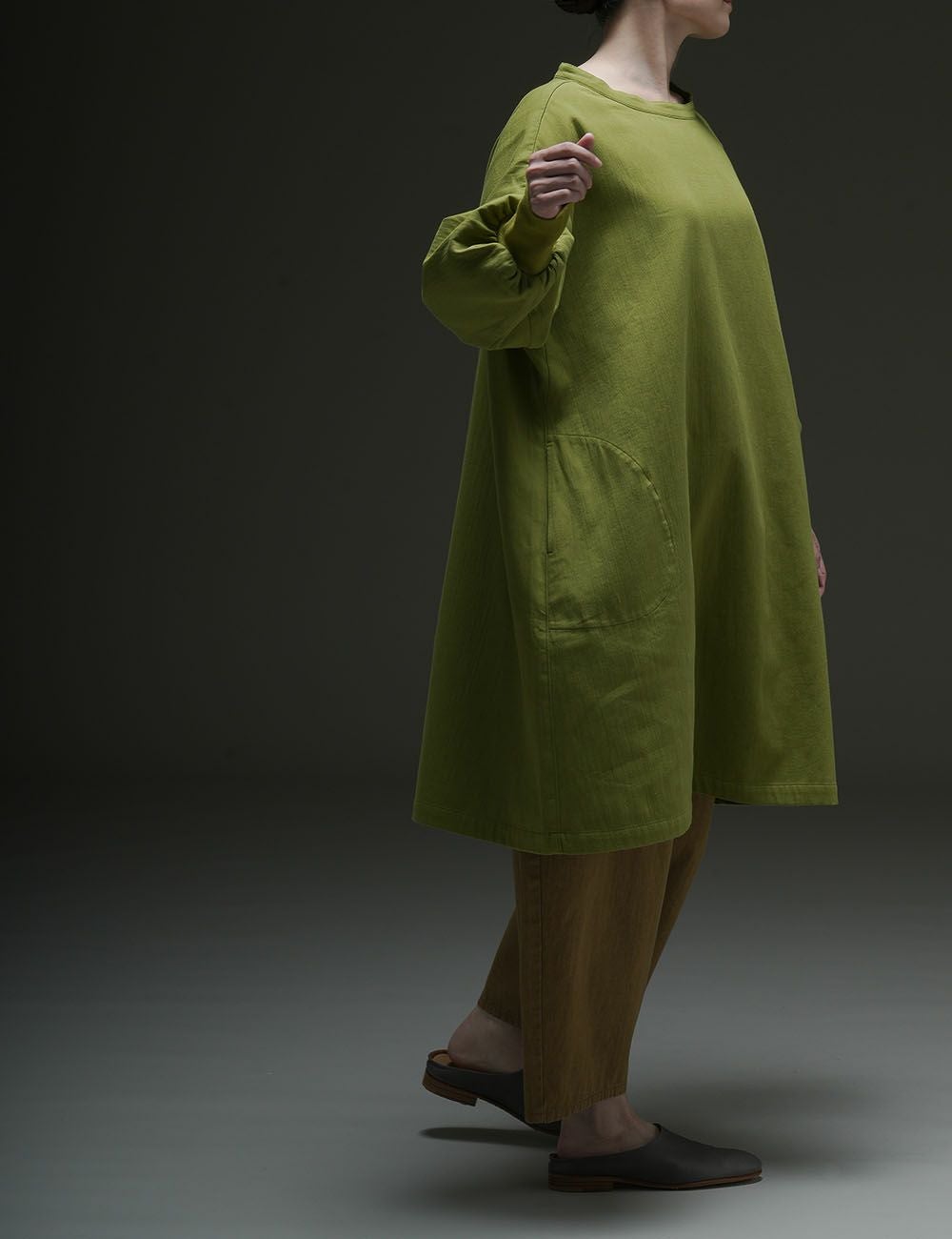 二重織ツイルワークワンピース | 石見銀山 群言堂オンラインストア