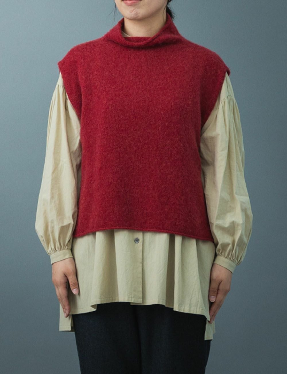 ふっくらキャメルベスト月橘（げっきつ） | 石見銀山 群言堂オンライン