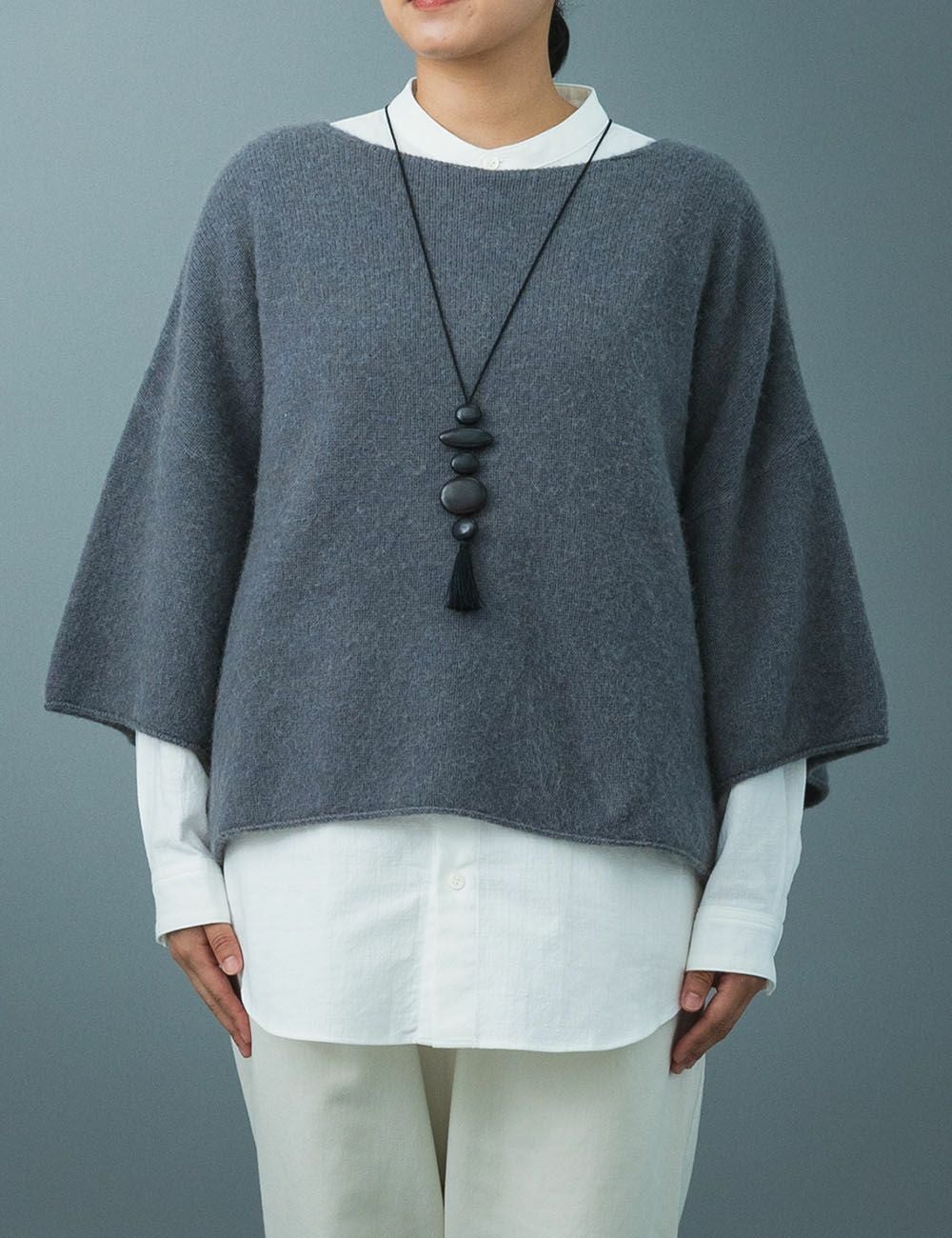 ふっくらキャメルプルオーバー風露草（ふうろそう） | 石見銀山 群言堂