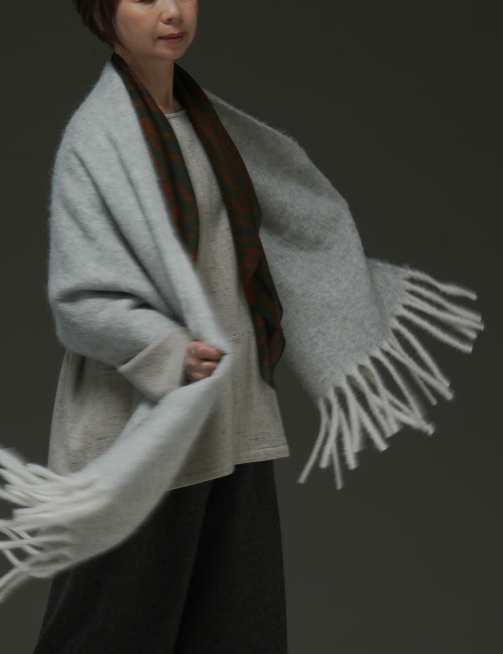 ウールアルパカストール | 石見銀山 群言堂オンラインストア