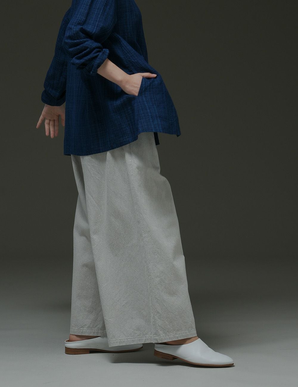 綿麻ソフトカルゼパンツ山蕗（やまぶき） | 石見銀山 群言堂オンライン
