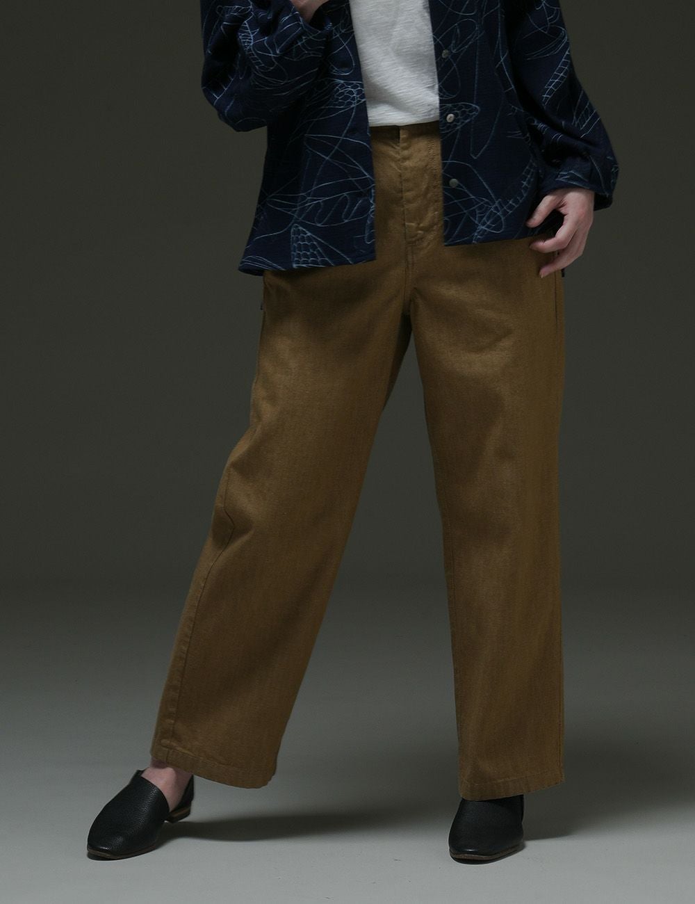 ナチュラルデニムパンツ花生姜（はなしょうが） | 石見銀山 群言堂