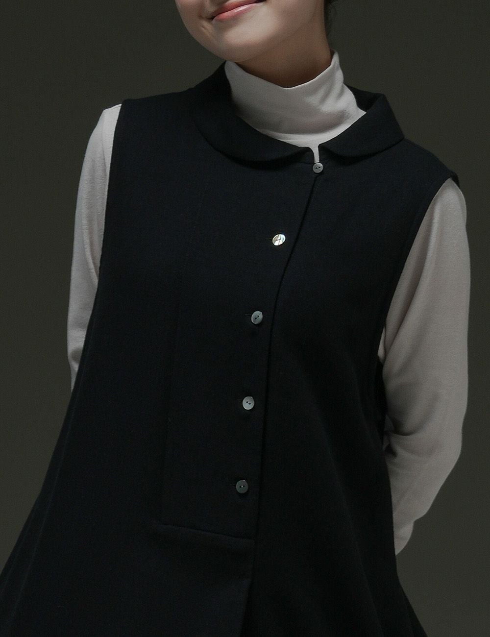 バイカラー二重織ジャンパースカート優雅菊（ゆうがぎく） | 石見銀山