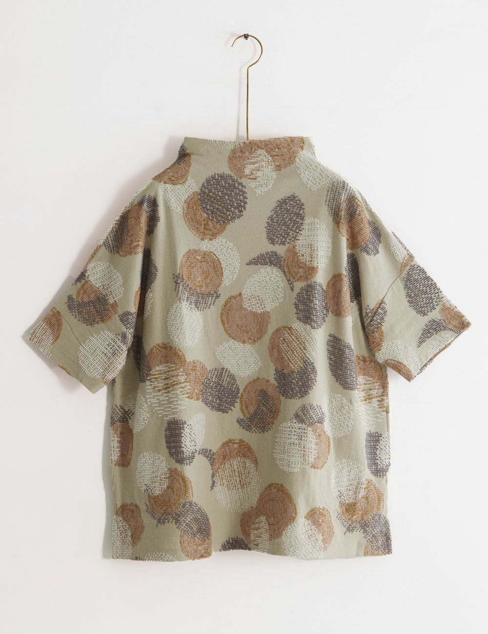 月の満ち欠けパイルジャガードプルオーバー三又（みつまた） | 石見