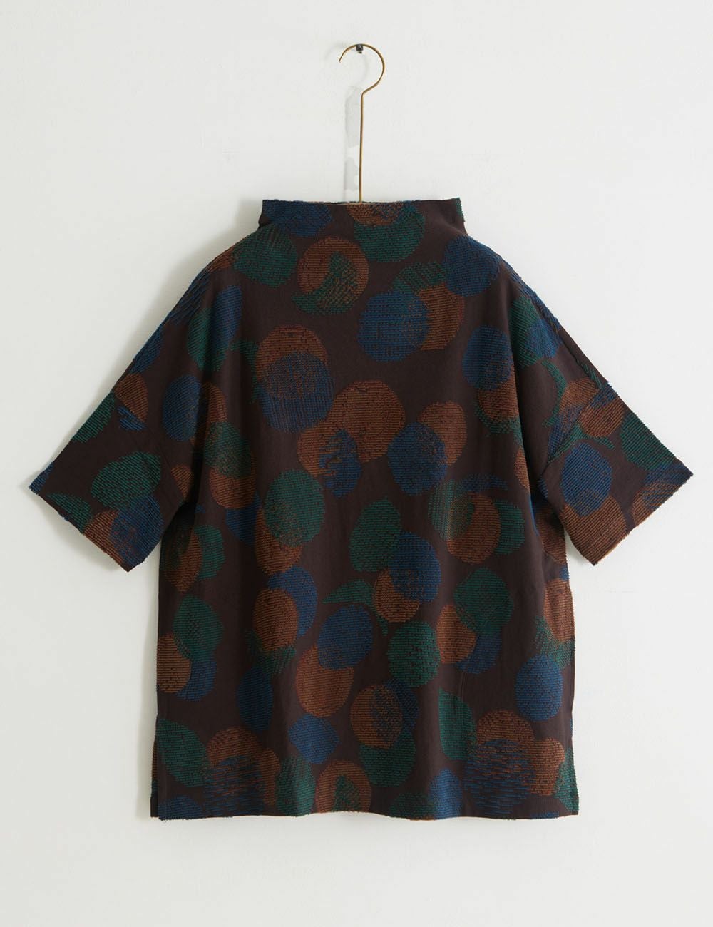 月の満ち欠けパイルジャガードプルオーバー三又（みつまた） | 石見